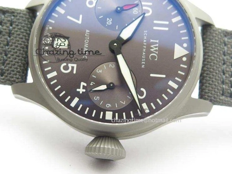 MIROTIME 0329 SunProtective Big Pilot Real PR IW500910 “Patrouille Suisse” ZF 1:1 Best Edition On Gray Nylon Strap 7278